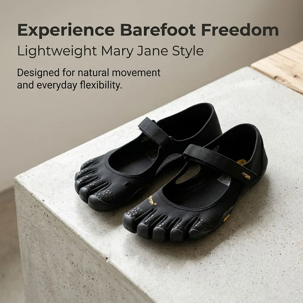 FiveFingers V-Soul Mary Jane Barefoot Shoes, Adjustable Strap Split Toe Yoga Sneakers, Non Slip Fitness Dance Training Footwear
FiveFingers V-Soul Mary Jane Barefoot Shoes, Adjustable Strap Split Toe Yoga Sneakers, Non Slip Fitness Dance Training Footwear