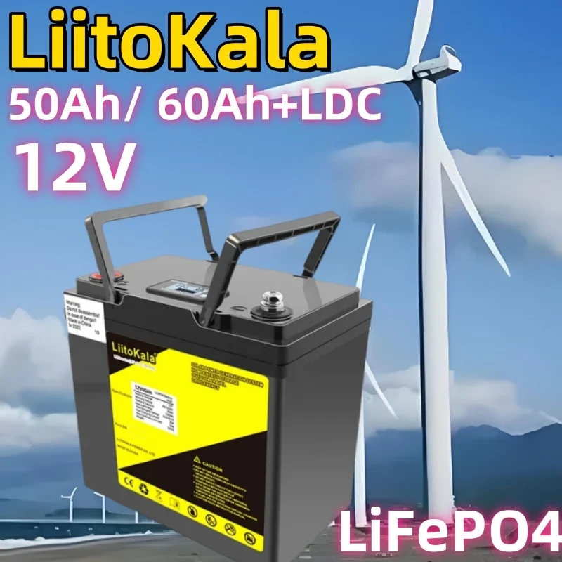 LiitoKala 12V 60Ah 50Ah Rechargeable Lithium Iron Phosphate Battery Pack 12.8V 60Ah 4000 Cycles Built-in BMS Protection Function
LiitoKala 12V 60Ah 50Ah Rechargeable Lithium Iron Phosphate Battery Pack 12.8V 60Ah 4000 Cycles Built-in BMS Protection Function