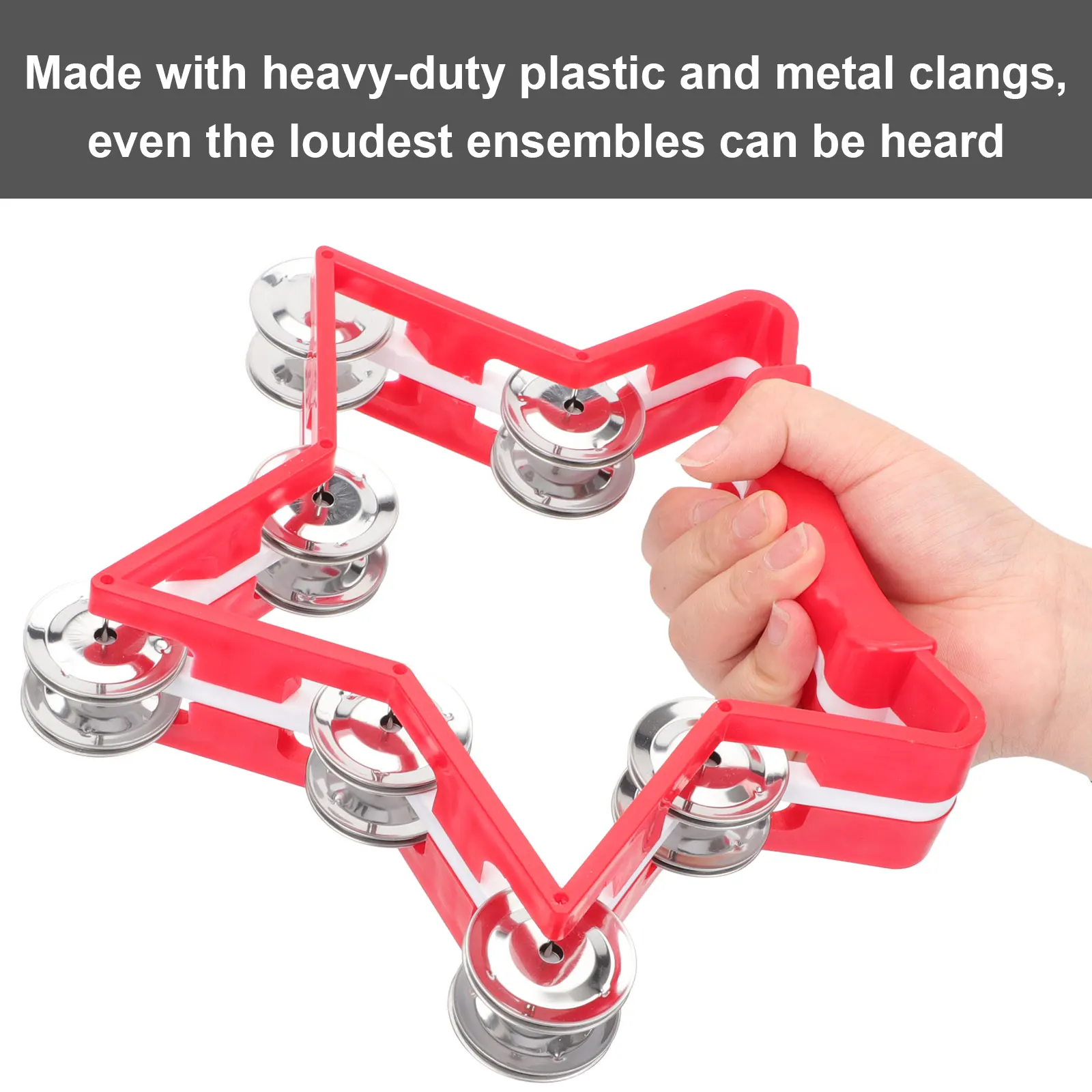 2 Pcs Tambourine Plastic Handbell Rattles for Babies The Bells Baby Metal Shaker Five-pointed Star Child Infant
2 Pcs Tambourine Plastic Handbell Rattles for Babies The Bells Baby Metal Shaker Five-pointed Star Child Infant
