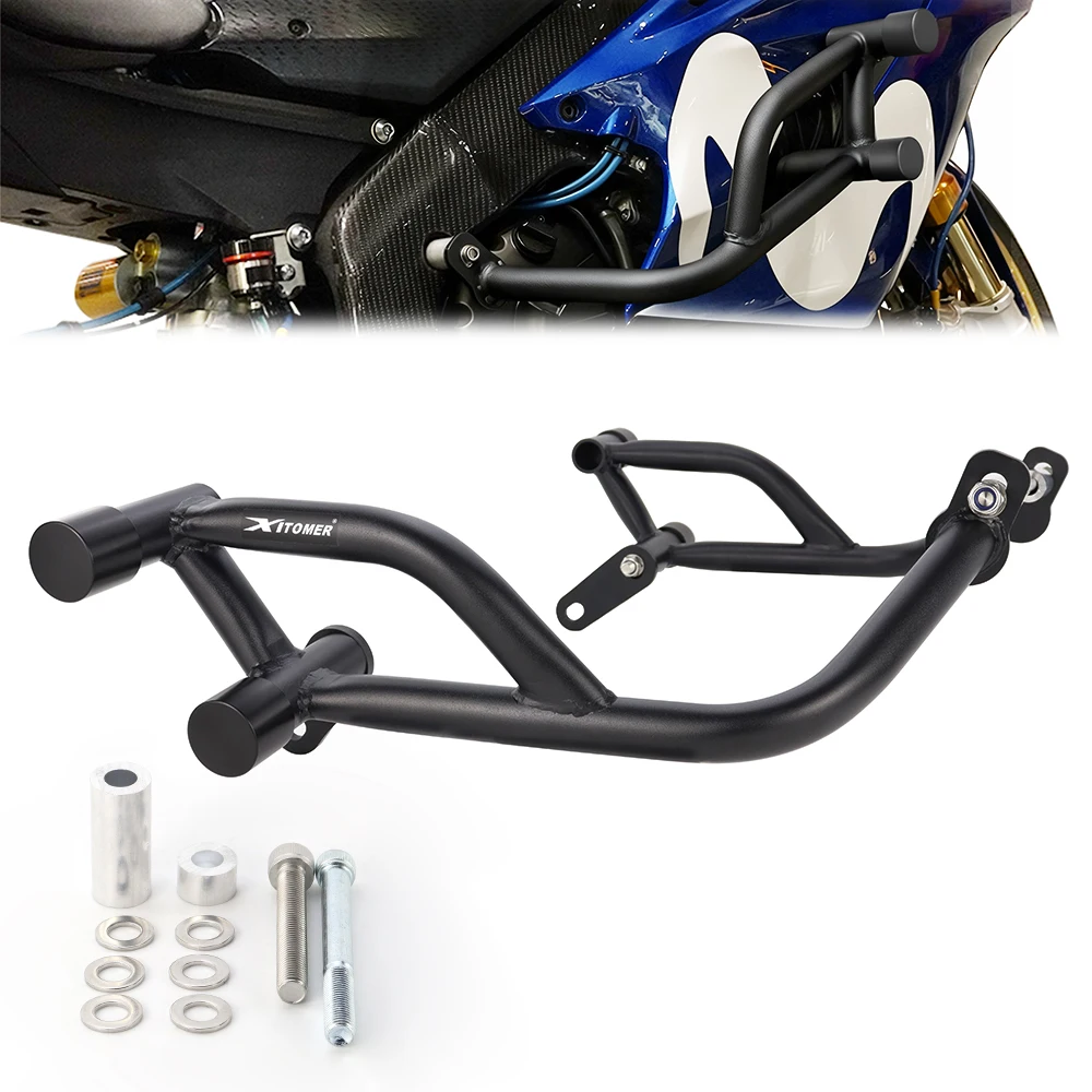 Подходит для Yamaha YZF-R6 YZF R6 2017-2024 мотоцикла, стальная трюковая клетка, защита двигателя, защита бампера, гоночная направляющая
Подходит для Yamaha YZF-R6 YZF R6 2017-2024 мотоцикла, стальная трюковая клетка, защита двигателя, защита бампера, гоночная направляющая