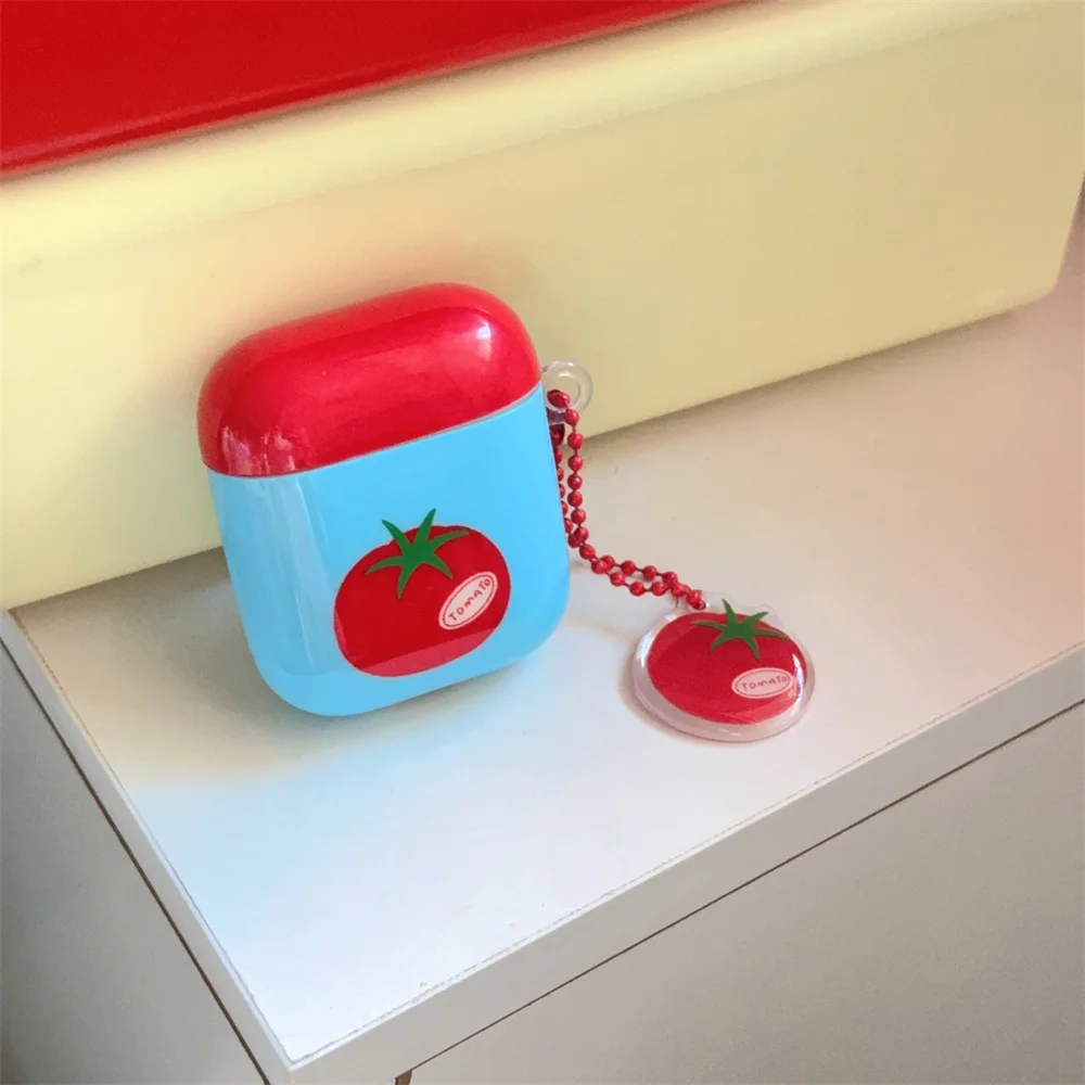 Cute Tomato headphone case protective cover for Apple Airpods 4 3 2 Pro 2 cover with charm cartoon earphone shock-proof cover
Cute Tomato headphone case protective cover for Apple Airpods 4 3 2 Pro 2 cover with charm cartoon earphone shock-proof cover