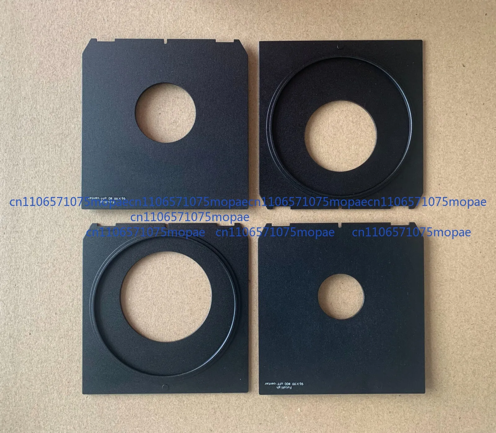 4 PCS Off-center Lens Board 99*96mm for Linhof Wista Compur Copal #00 #0 #1 #2
4 PCS Off-center Lens Board 99*96mm for Linhof Wista Compur Copal #00 #0 #1 #2