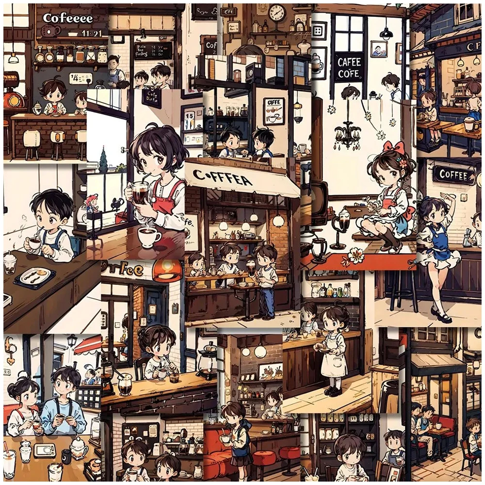 10/30/54pcs Retro Anime Style Cafe Coffee Stickers Notebook Stationery Phone Laptop Cute PVC Decals DIY Decoration Sticker Toys
10/30/54pcs Retro Anime Style Cafe Coffee Stickers Notebook Stationery Phone Laptop Cute PVC Decals DIY Decoration Sticker Toys