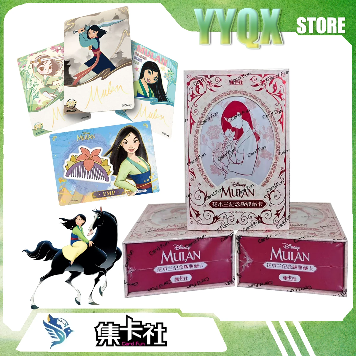 Card.Fun 2026 NEW Disney Hua Mulan Female Generals Collection Card Peripheral Animations Cartoons Comics Surprise Gifts Cute
Card.Fun 2026 NEW Disney Hua Mulan Female Generals Collection Card Peripheral Animations Cartoons Comics Surprise Gifts Cute