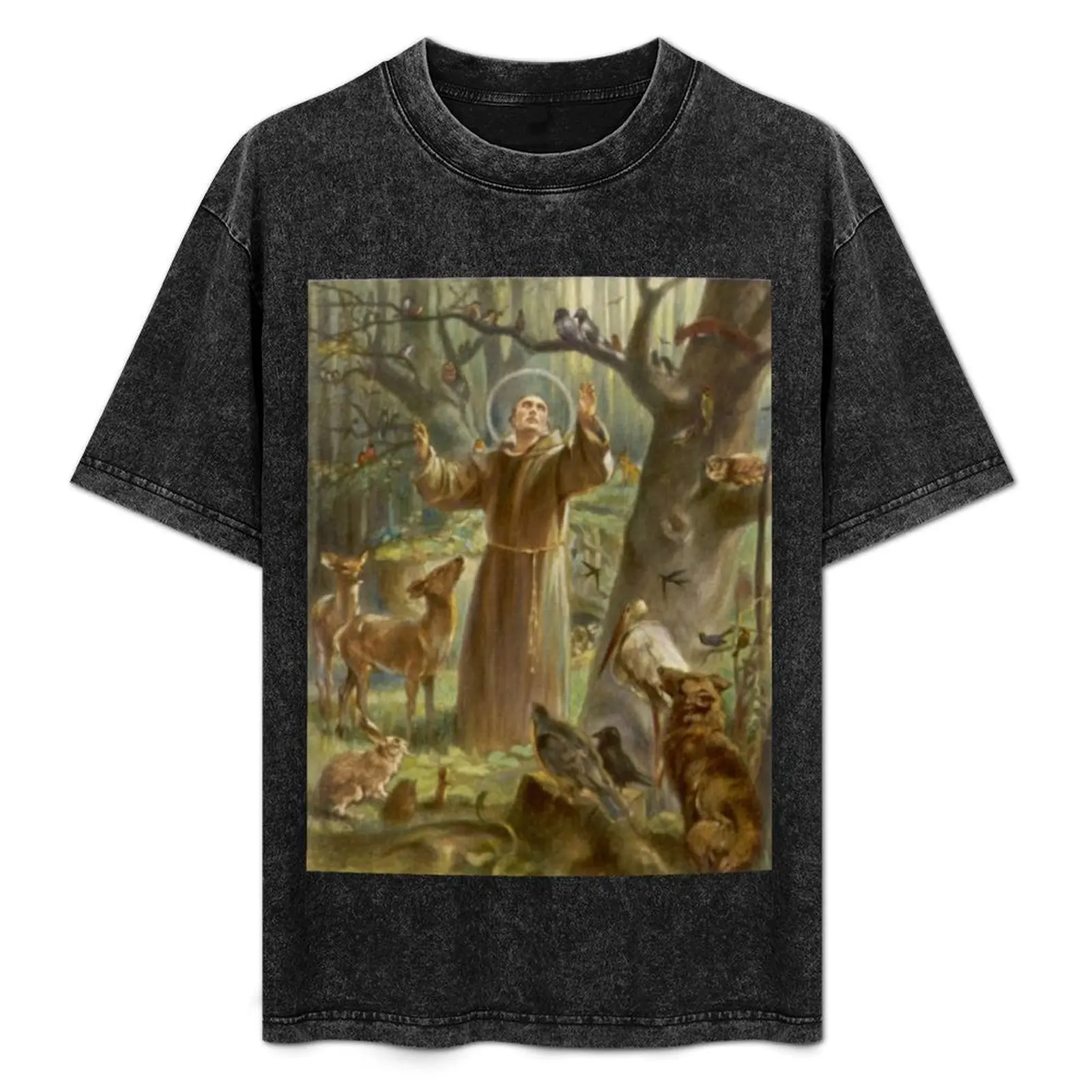 St. Francis of Assisi Preaching to the Animals T-Shirt man t shirt vintage T-shirts for men cotton
St. Francis of Assisi Preaching to the Animals T-Shirt man t shirt vintage T-shirts for men cotton