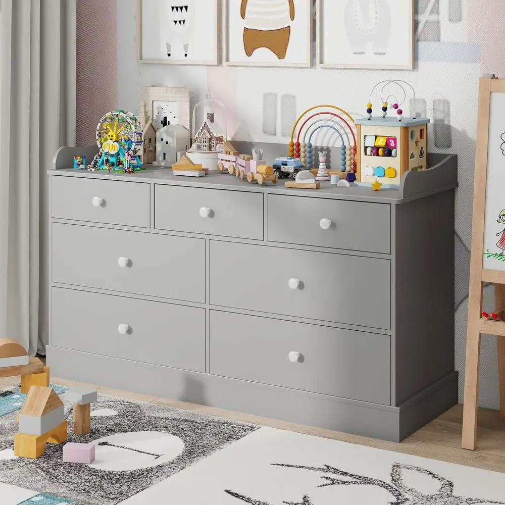 Vabches Kids Drer Cabinet with 7 Ders and Large Table Top, Multi-unctional Chest o Ders, Baby Drer, Kids Bedroom urniture, Night
Vabches Kids Drer Cabinet with 7 Ders and Large Table Top, Multi-unctional Chest o Ders, Baby Drer, Kids Bedroom urniture, Night