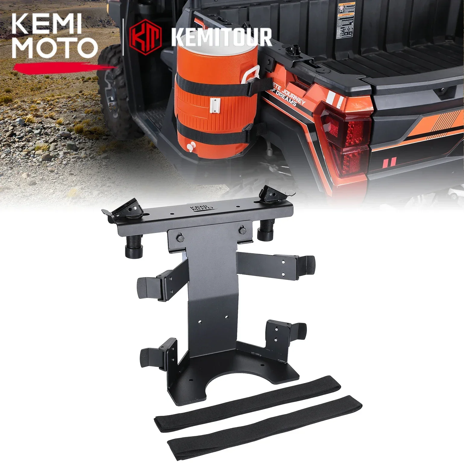 KEMIMOTO UTV Steel 5 Gallon Water Cooler Holder Trucks Screw-Mounting Compatible with Polaris Ranger 570 800 General XP 1000
KEMIMOTO UTV Steel 5 Gallon Water Cooler Holder Trucks Screw-Mounting Compatible with Polaris Ranger 570 800 General XP 1000
