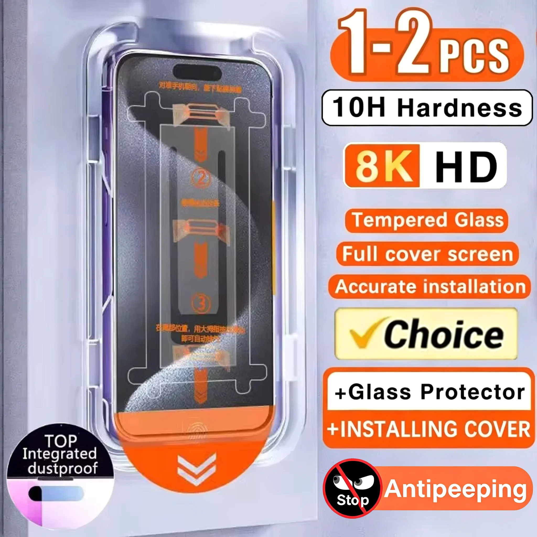 Tempered Glass Privacy Screen Protector For iPhone 16 14 11 12 13 Mini 17 15 Pro Max 7 8 6S Plus 16e X XR XS Max Easy Install
Tempered Glass Privacy Screen Protector For iPhone 16 14 11 12 13 Mini 17 15 Pro Max 7 8 6S Plus 16e X XR XS Max Easy Install