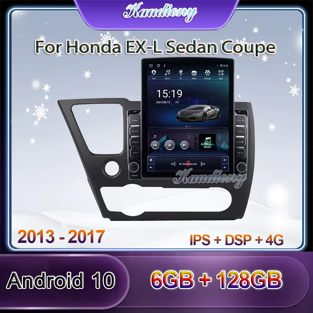 Kaudiony Tesla Style Android 10 Car Radio For Honda Civic Car DVD Multimedia Player Auto GPS Navigation Stereo 4G GPS 2013-2017
Kaudiony Tesla Style Android 10 Car Radio For Honda Civic Car DVD Multimedia Player Auto GPS Navigation Stereo 4G GPS 2013-2017