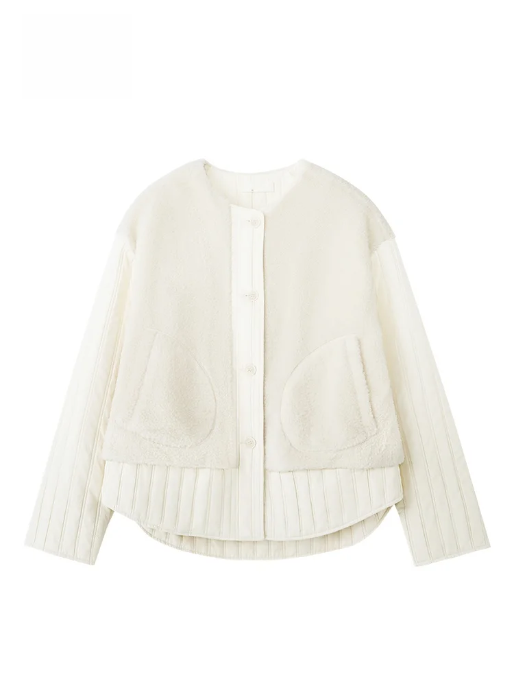 GOFAR Women's Thiened Cotton Jaet Bread Sle Warm Coat round Ne Korean Version Long Sve Regular Length Outerwear
GOFAR Women's Thiened Cotton Jaet Bread Sle Warm Coat round Ne Korean Version Long Sve Regular Length Outerwear