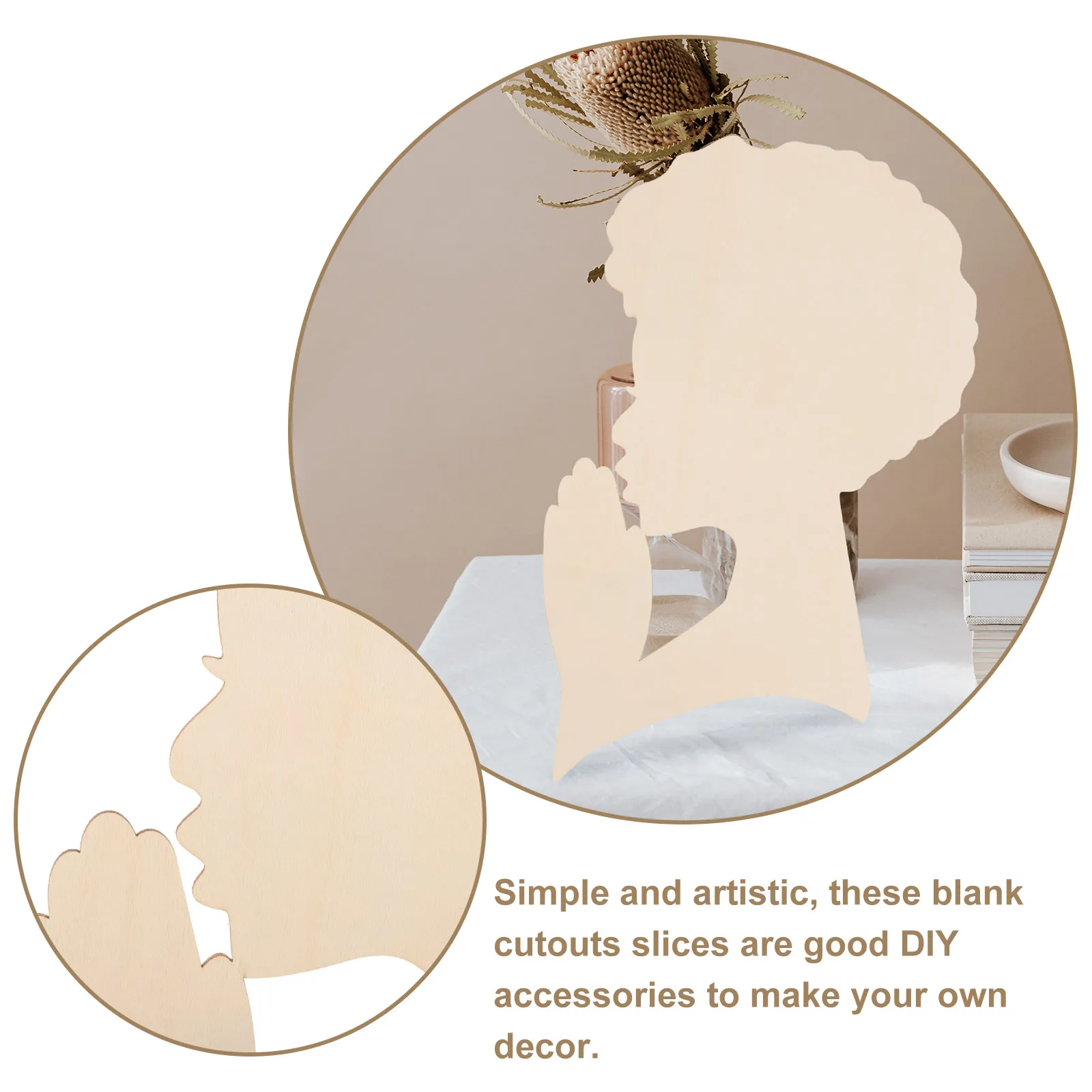 Wooden People Cutouts Craft Supplies DIY Blank Wood Pieces Home Decor Party Supplies Wooden Tags Artistic Accessories Sewing
Wooden People Cutouts Craft Supplies DIY Blank Wood Pieces Home Decor Party Supplies Wooden Tags Artistic Accessories Sewing