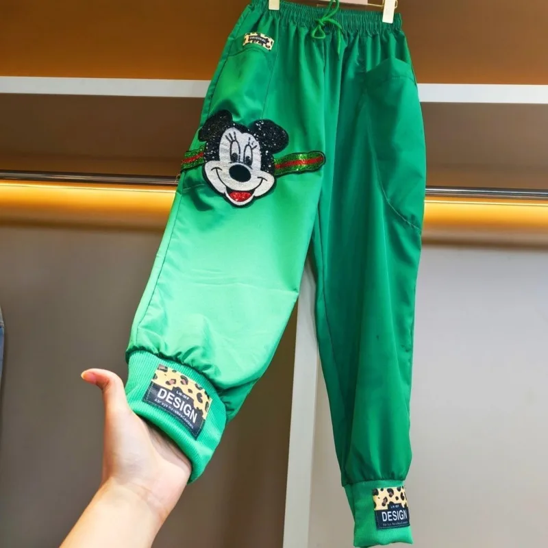 Disney Mickey Cartoon Casual Pants For Women 2025 Spring Summer Ice Silk New High Street Pants Trend Niche Versatile Harem Pants
Disney Mickey Cartoon Casual Pants For Women 2025 Spring Summer Ice Silk New High Street Pants Trend Niche Versatile Harem Pants