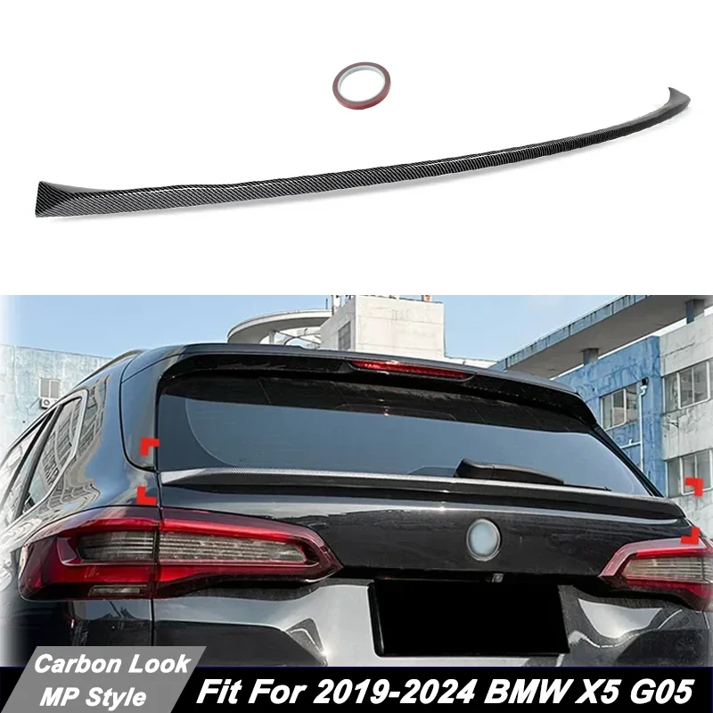 Rear Wing Lip For BMW X5 G05 F95 2023 2024 Rear Middle Spoiler Trunk Wing Carbon Fiber Look Automobile Exterior Parts
Rear Wing Lip For BMW X5 G05 F95 2023 2024 Rear Middle Spoiler Trunk Wing Carbon Fiber Look Automobile Exterior Parts