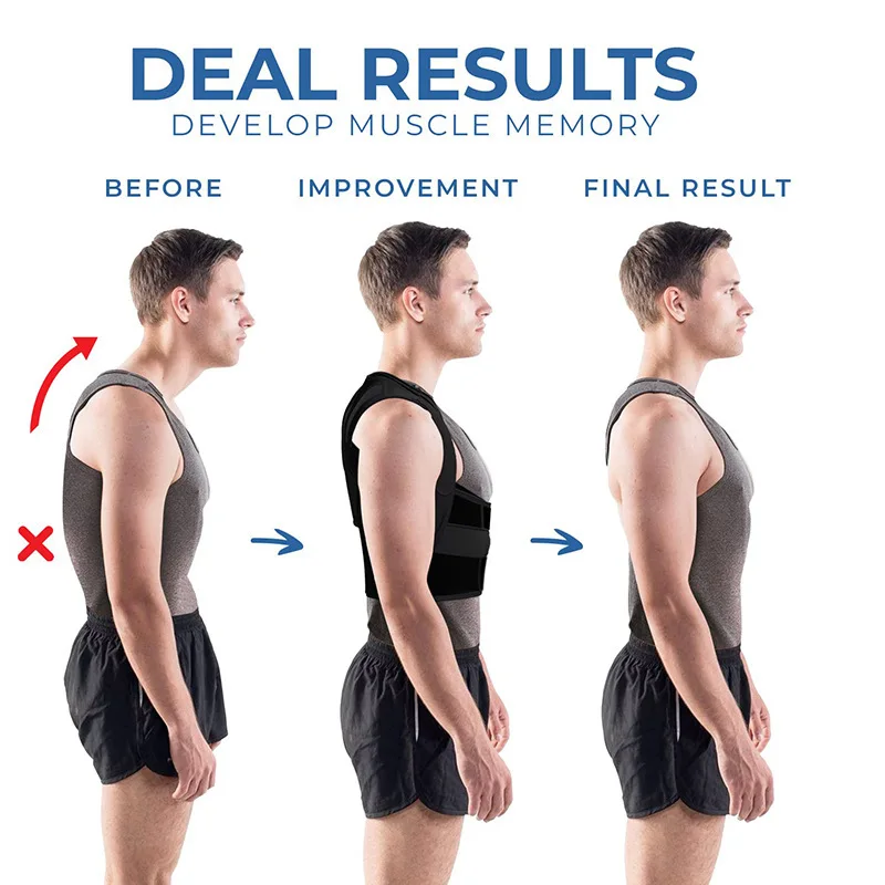 Breathable Compression Posture Corrector Back Support Unisex Shoulder Straightener for Humpback Correction
Breathable Compression Posture Corrector Back Support Unisex Shoulder Straightener for Humpback Correction