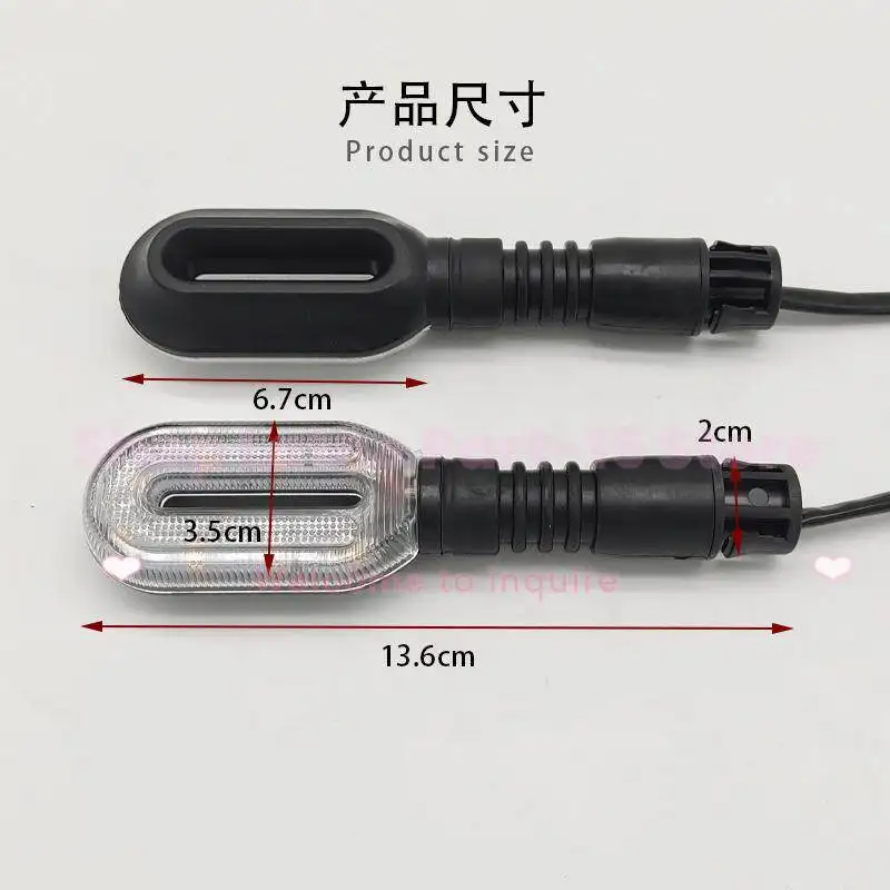 For 12V Electric Moped Scooter LED Turning Signal Light Motorcycle Replacement Blinker Parts
For 12V Electric Moped Scooter LED Turning Signal Light Motorcycle Replacement Blinker Parts
