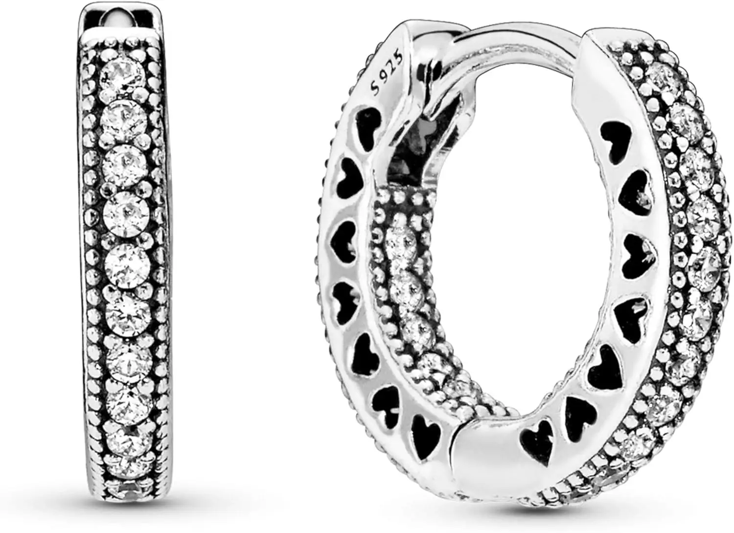 Heart Hoop Earrings for Women | Sterling Silver with Cubic Zirconia | Ideal Gift for Her
Heart Hoop Earrings for Women | Sterling Silver with Cubic Zirconia | Ideal Gift for Her