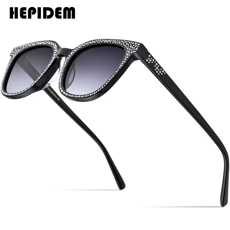 HEPIDEM Acetate Sunglasses Women 2022 New Fashion Oversize Square Sun Glasses for Men with Zircon Diamonds Nylon Lens
HEPIDEM Acetate Sunglasses Women 2022 New Fashion Oversize Square Sun Glasses for Men with Zircon Diamonds Nylon Lens