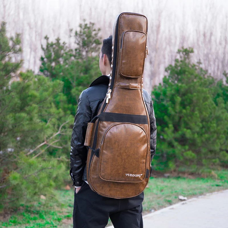 PU Leather Electric Guitar Bag Lightweight Thicken Waterproof Portable Shoulders Electric Bass Bag Musical Instrument Accessory
PU Leather Electric Guitar Bag Lightweight Thicken Waterproof Portable Shoulders Electric Bass Bag Musical Instrument Accessory