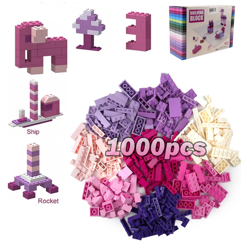 1000 шт. смешанные красочные MOC набор строительных блоков, креативные DIY развивающие сборные игрушки, мелкие частицы, кирпичи, подарки для детей
1000 шт. смешанные красочные MOC набор строительных блоков, креативные DIY развивающие сборные игрушки, мелкие частицы, кирпичи, подарки для детей