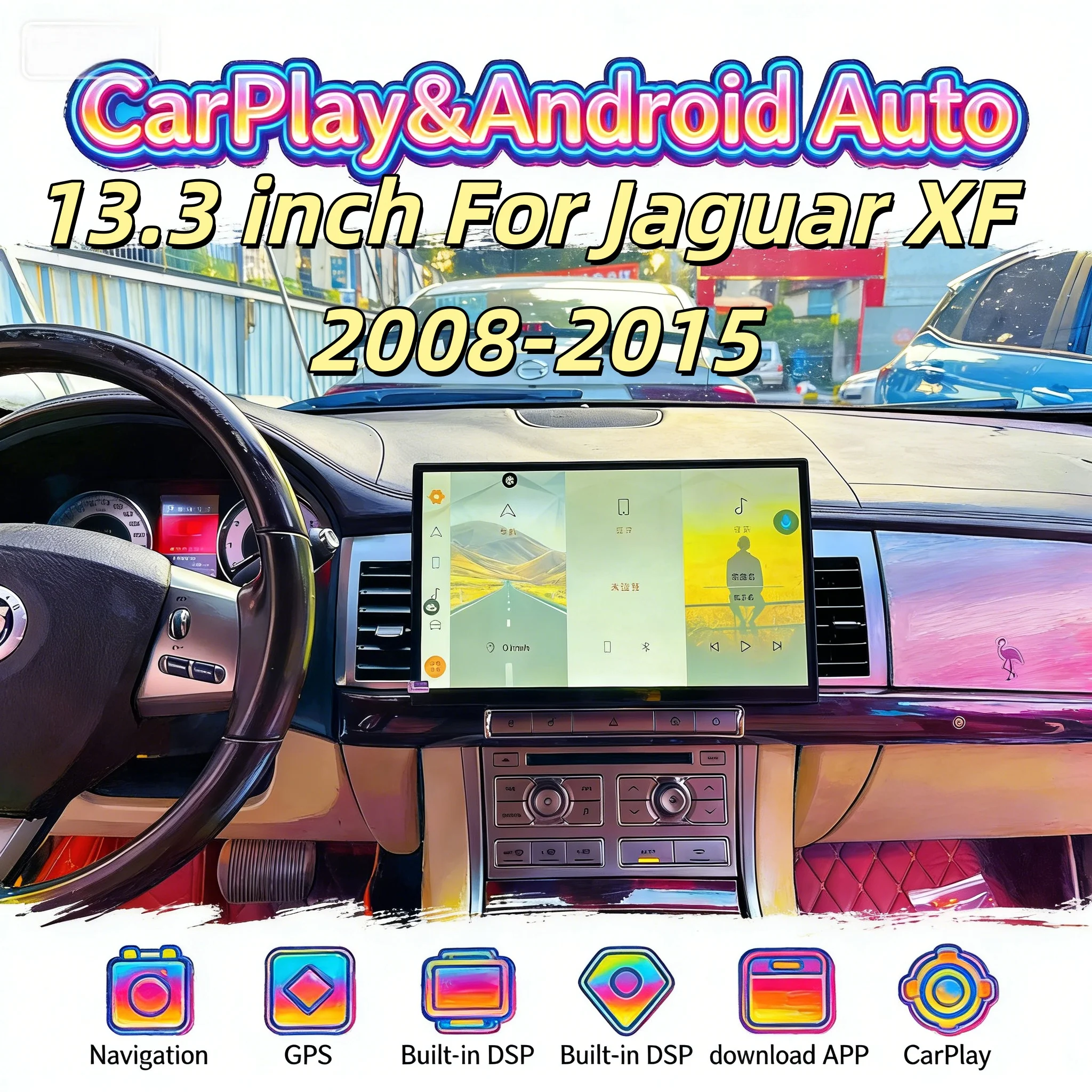 Android Wireless CarPlay Bluetooth 5.0 For Jaguar XF 2008-2015 Multimedia Player Head Unit Car GPS Navi Radio Navigation
Android Wireless CarPlay Bluetooth 5.0 For Jaguar XF 2008-2015 Multimedia Player Head Unit Car GPS Navi Radio Navigation