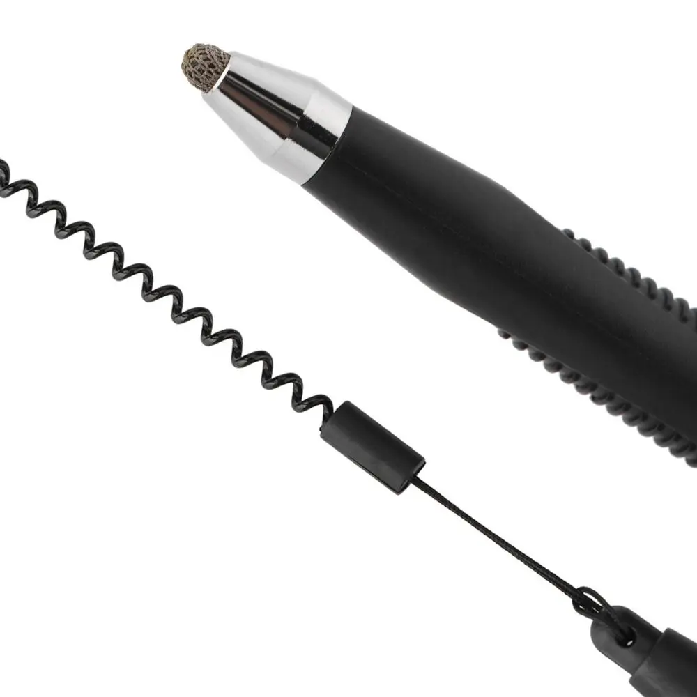 With Spring Rope Touch Screen Stylus Pen High Sensitivity Fiber Cloth Head Touch Pen Durable Fine Tip Tablet Stylus
With Spring Rope Touch Screen Stylus Pen High Sensitivity Fiber Cloth Head Touch Pen Durable Fine Tip Tablet Stylus
