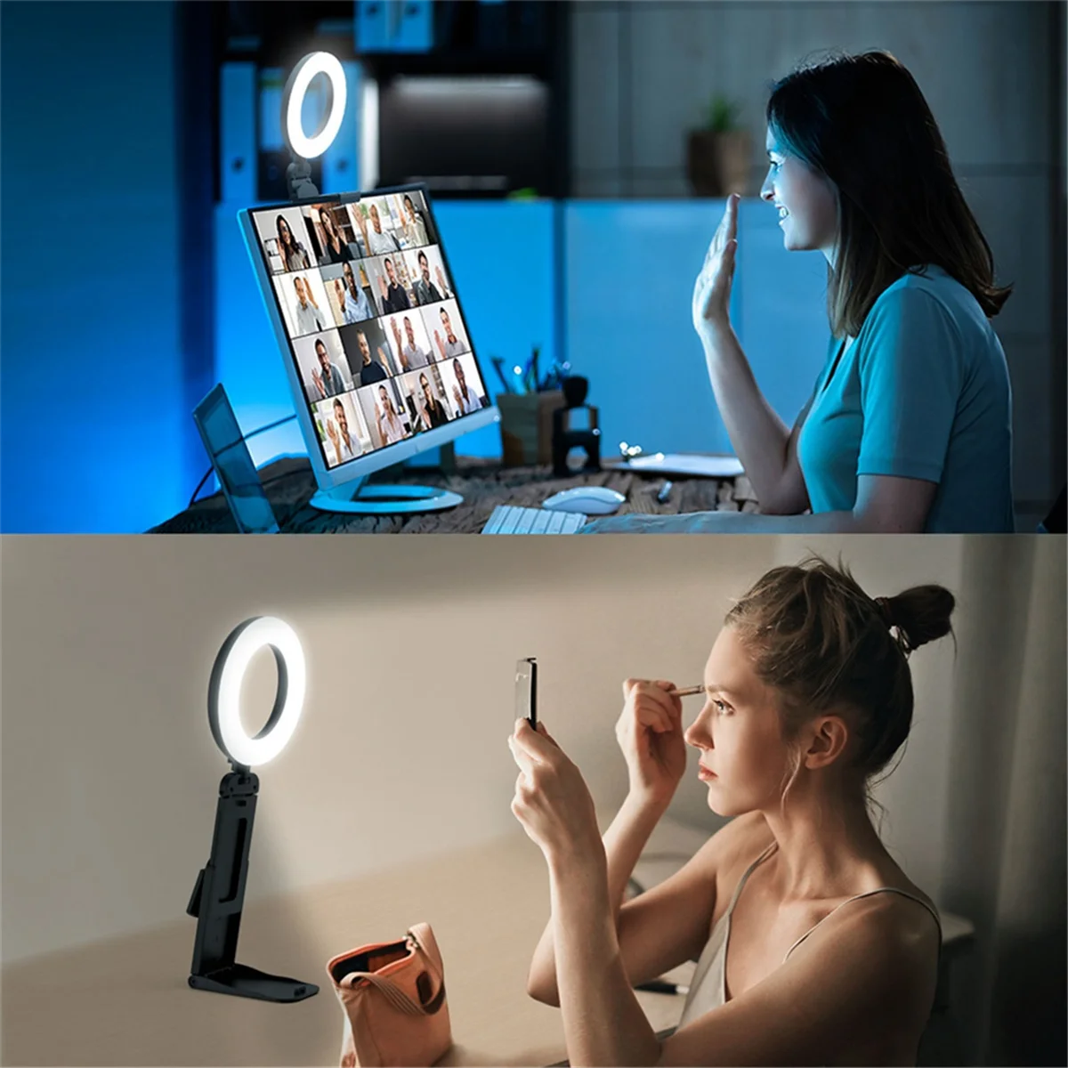 NEW New Led Selfie Light Clip Ring Light with Phone Holder Desktop Ring Light for Computer Laptop Video Conference Lighting
NEW New Led Selfie Light Clip Ring Light with Phone Holder Desktop Ring Light for Computer Laptop Video Conference Lighting