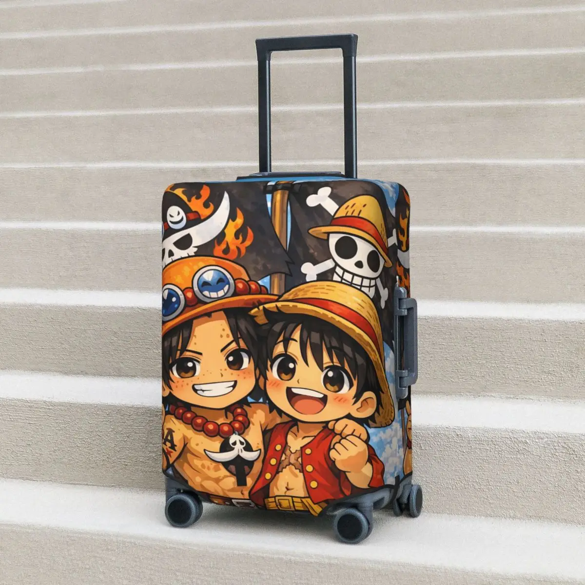 Luffy & Ace Brother Manga One Piece Suitcase Cover Holiday Cruise Trip Useful Luggage Supplies Protector
Luffy & Ace Brother Manga One Piece Suitcase Cover Holiday Cruise Trip Useful Luggage Supplies Protector