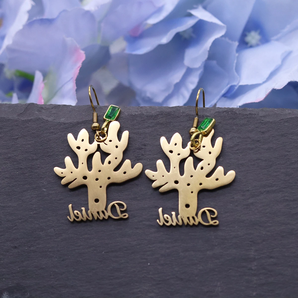 Chandler Bohemia Charm Custom Cursive Name Coral Branch Earrings Stainless Steel Personality Summer Beach Jewelry for Women
Chandler Bohemia Charm Custom Cursive Name Coral Branch Earrings Stainless Steel Personality Summer Beach Jewelry for Women