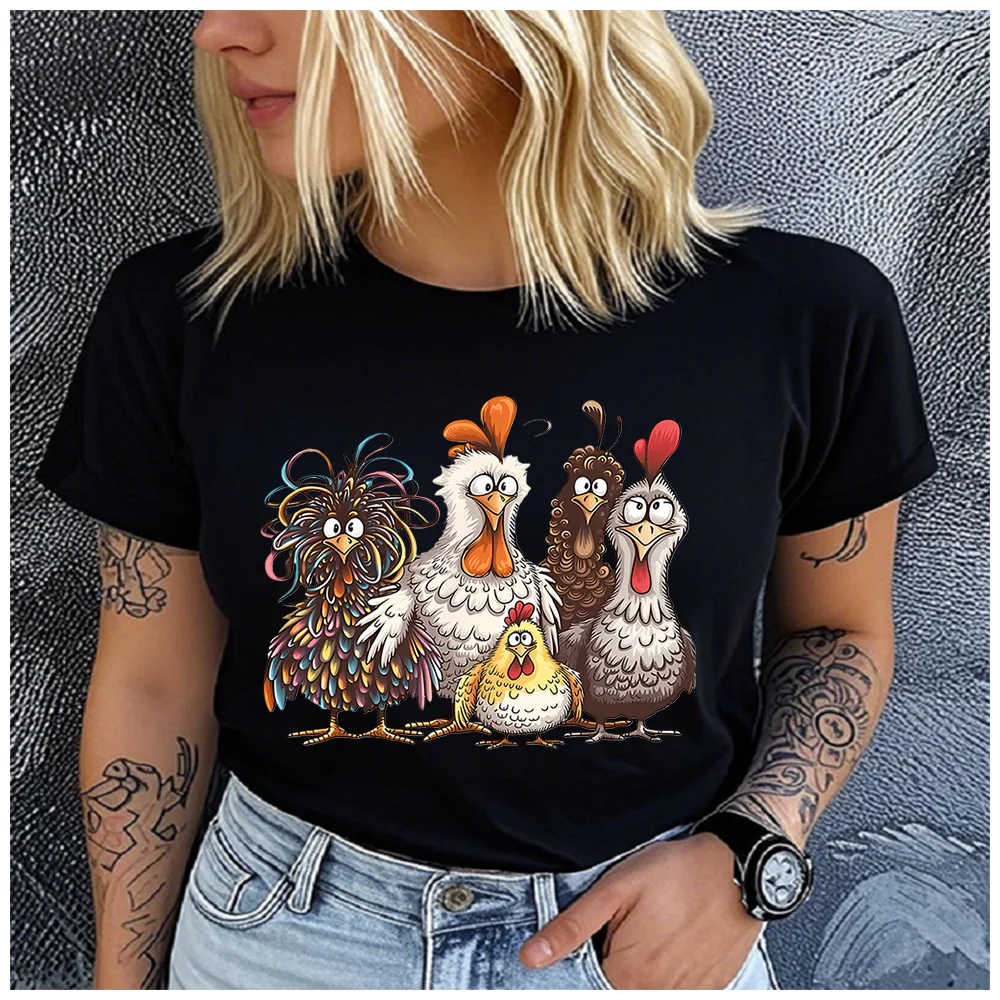 Women's Cotton 100% Simple animals Print T-shirt Loose round Neck Casual Short Sleeve Fashion Top Wholesale Clothing Summer
Women's Cotton 100% Simple animals Print T-shirt Loose round Neck Casual Short Sleeve Fashion Top Wholesale Clothing Summer