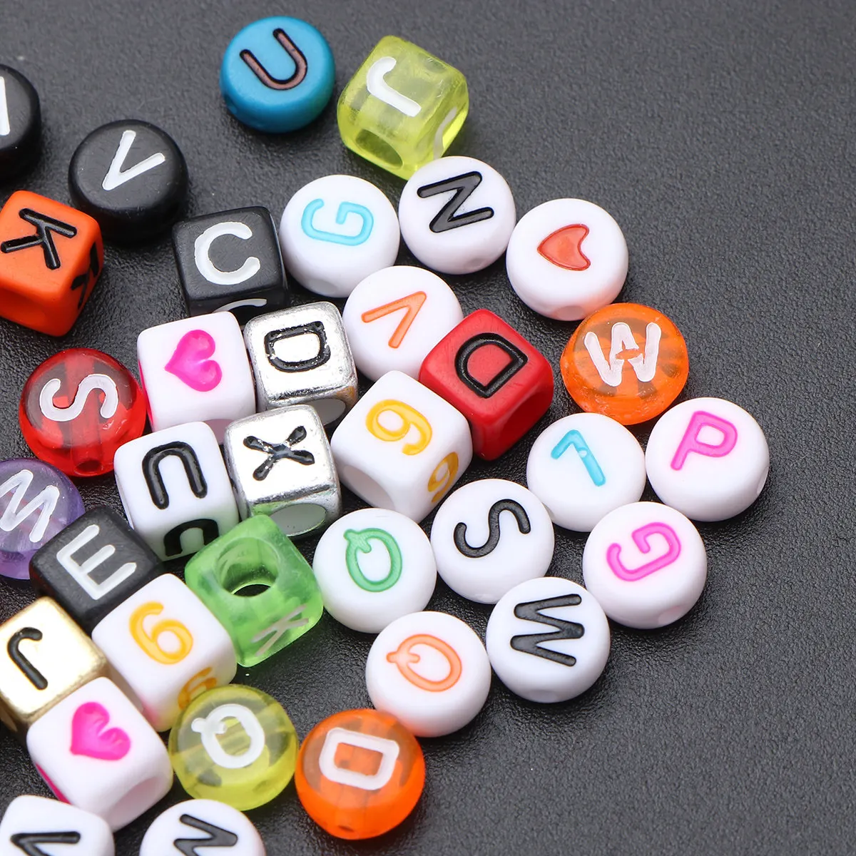 1080Pcs Acrylic Letter Beads Colored DIY Craft Jewelry Making Supplies for Bracelet Necklace Hanging Pendant Creative
1080Pcs Acrylic Letter Beads Colored DIY Craft Jewelry Making Supplies for Bracelet Necklace Hanging Pendant Creative