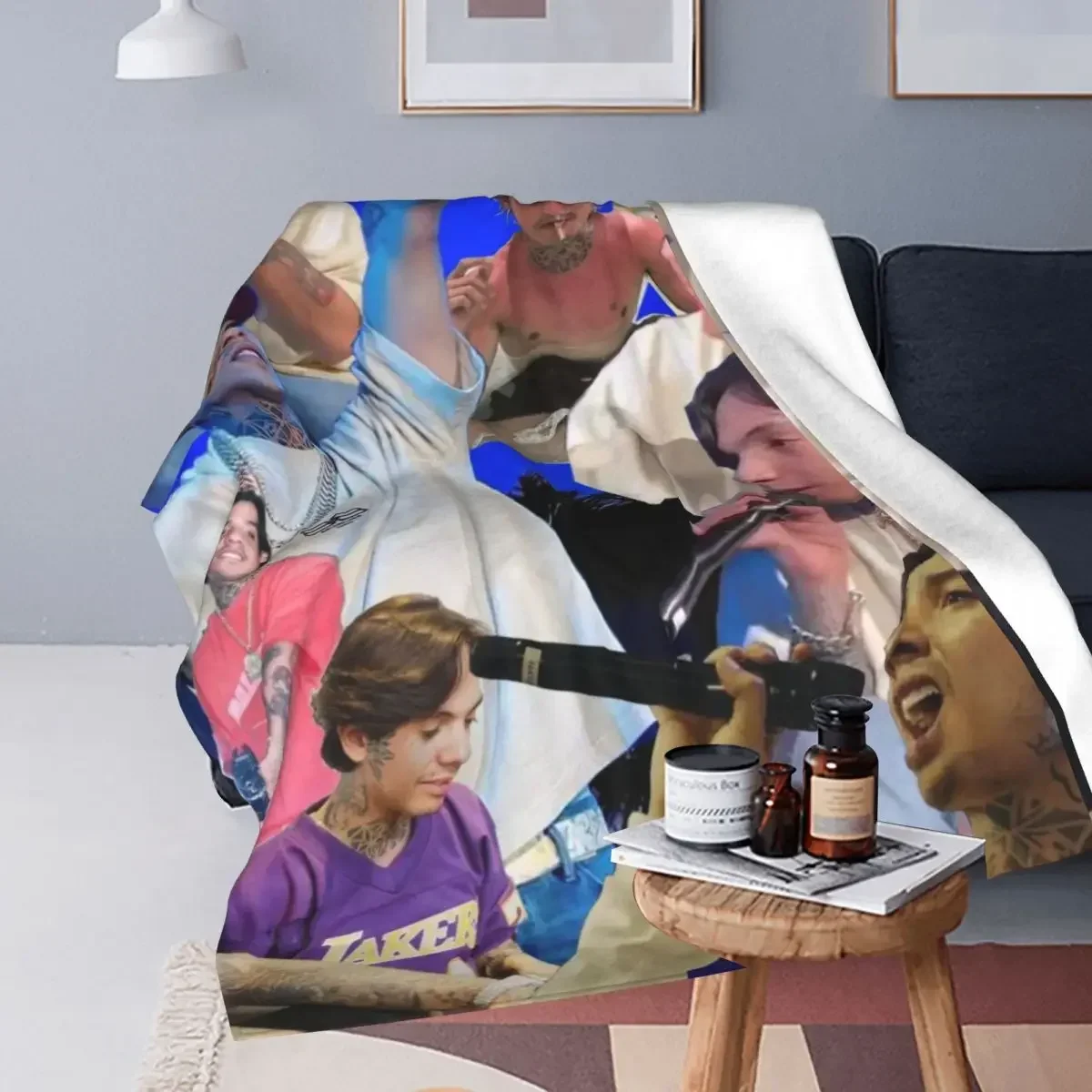 3D Print Baby Blanket Pop Music Rapper Pattern Trendy Fashion Cool Graphics Throw Blankets Daily Beds Soft Cozy Birthday Gift
3D Print Baby Blanket Pop Music Rapper Pattern Trendy Fashion Cool Graphics Throw Blankets Daily Beds Soft Cozy Birthday Gift