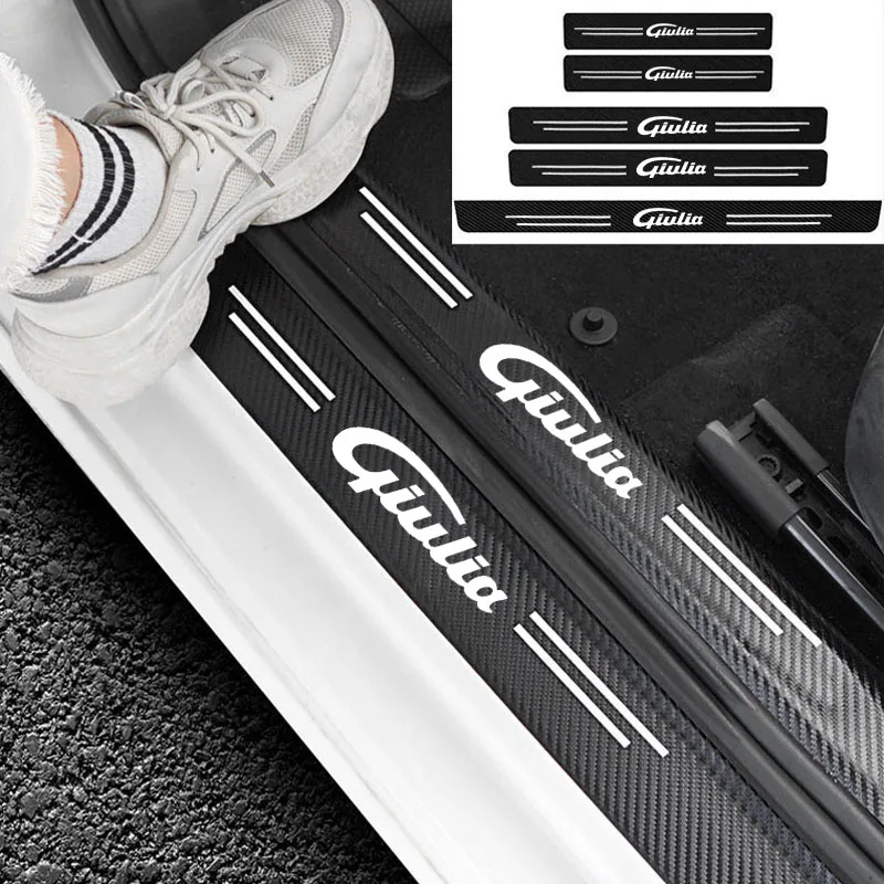 Car Door Sill Protector Welcome Pedal Cover Anti-drity Anti-scratch Strip Protective Strip For Alfa Romeo Giulia Car Accessories
Car Door Sill Protector Welcome Pedal Cover Anti-drity Anti-scratch Strip Protective Strip For Alfa Romeo Giulia Car Accessories