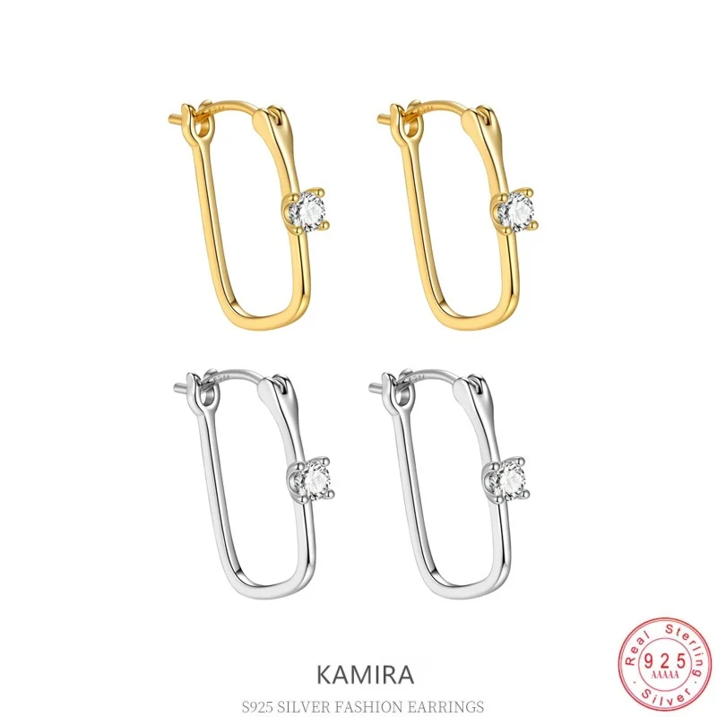 KAMIRA 925 Sterling Silver Square Hoop Earrings Gold Plated Trendy CZ Geometric Jewelry for Women
KAMIRA 925 Sterling Silver Square Hoop Earrings Gold Plated Trendy CZ Geometric Jewelry for Women