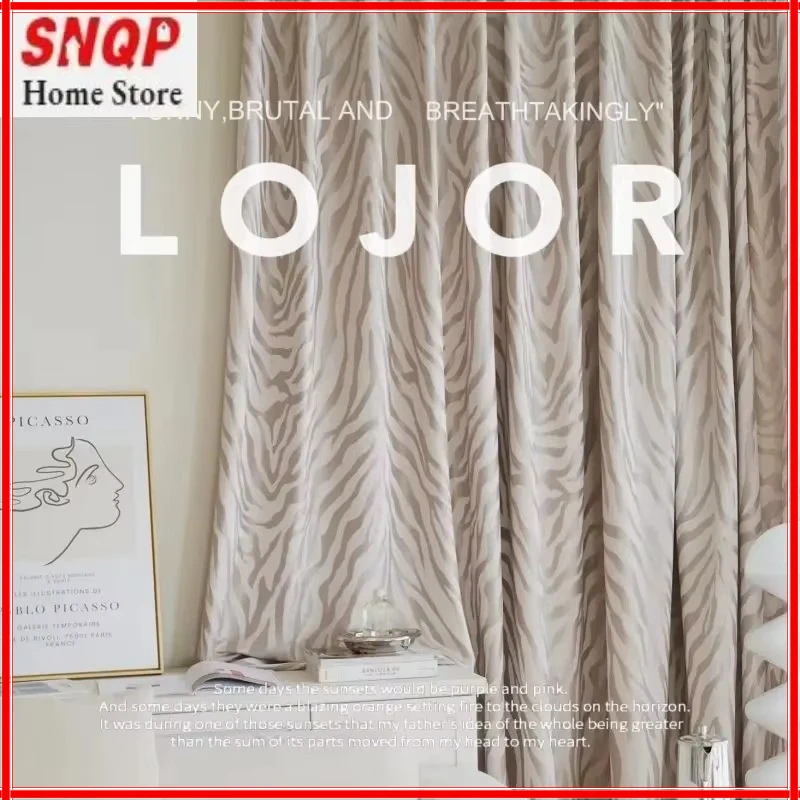 Fashion blackout luxury curtains for living room bedroom dining room grey zebra jacquard elegant thickened window leopard print
Fashion blackout luxury curtains for living room bedroom dining room grey zebra jacquard elegant thickened window leopard print