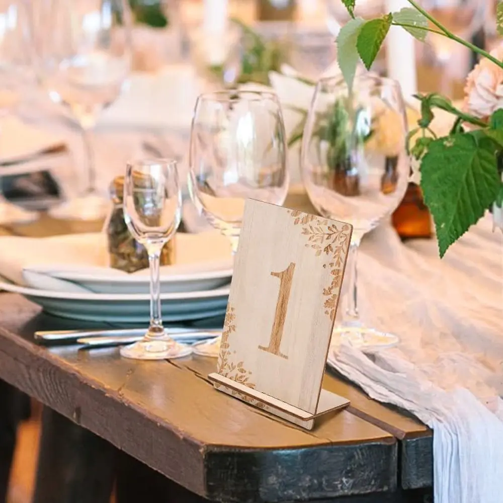 10pcs 1-10 Numbers Wooden Table Numbers with Base Holder Reusable Seating Sign Cards Elegant Vintage Place Card Holders
10pcs 1-10 Numbers Wooden Table Numbers with Base Holder Reusable Seating Sign Cards Elegant Vintage Place Card Holders