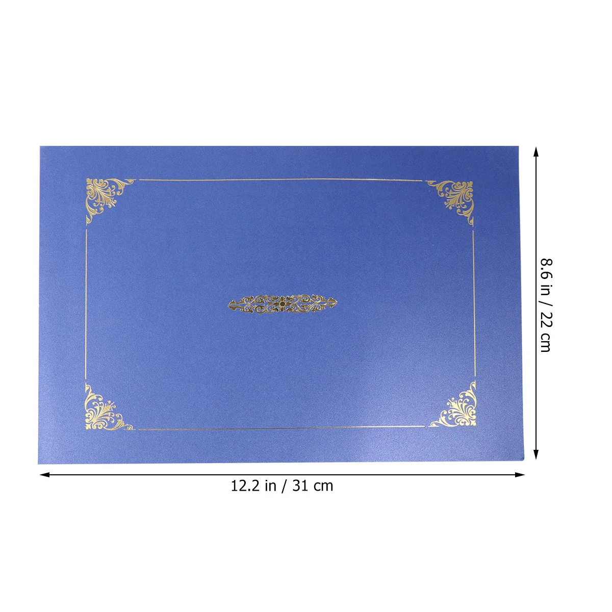 10 Pcs Certificate Cover Heavyweight Paper A4 Size Gold Foil Border Diploma Holder Document Folder School Office Use
10 Pcs Certificate Cover Heavyweight Paper A4 Size Gold Foil Border Diploma Holder Document Folder School Office Use