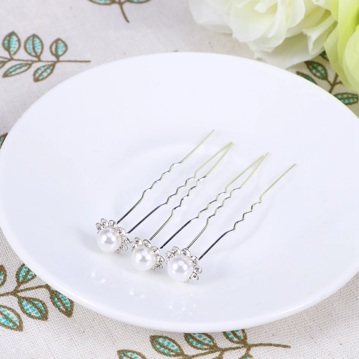 20 Pcs Hair Accessories Crystal Hairpin Miss Bridal U Shaped Pins Rhinestone Clips 
20 Pcs Hair Accessories Crystal Hairpin Miss Bridal U Shaped Pins Rhinestone Clips