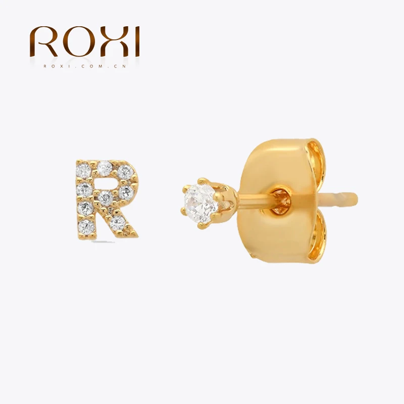 ROXI Initial Letter Earrings 925 Sterling Silver With Single Zircon Earrings Personality Wild DIY Name Jewelry Holiday Gift 2023
ROXI Initial Letter Earrings 925 Sterling Silver With Single Zircon Earrings Personality Wild DIY Name Jewelry Holiday Gift 2023