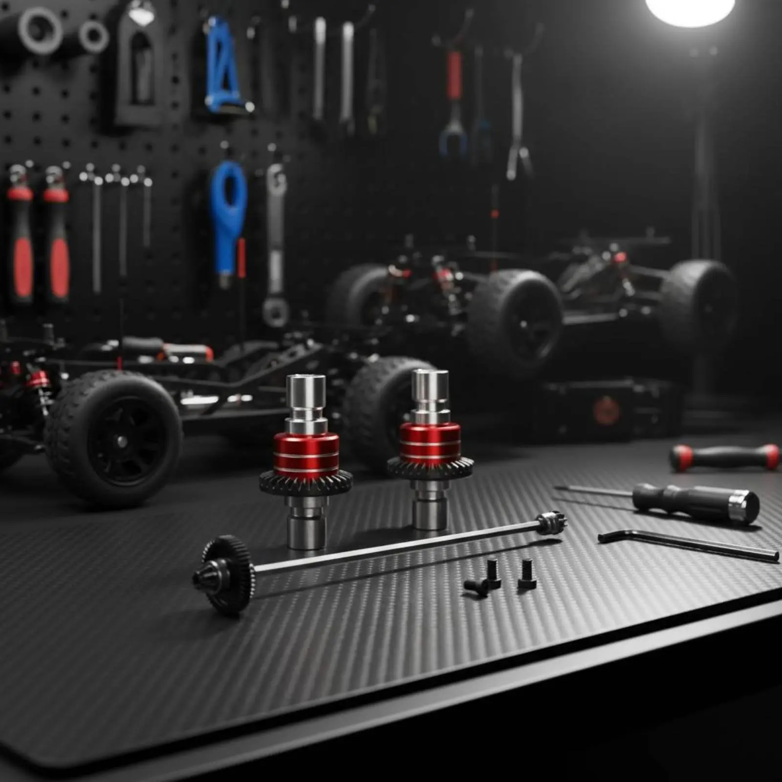 RC Car Differential and Driveshaft Set Improves Performance Steel Gear Differential Kit RC Car Steel Gear Set Easy to Install
RC Car Differential and Driveshaft Set Improves Performance Steel Gear Differential Kit RC Car Steel Gear Set Easy to Install