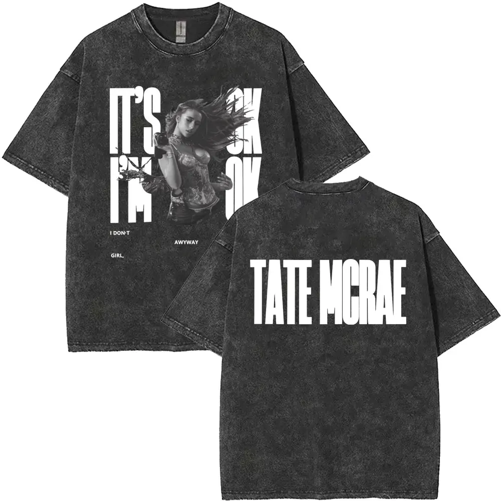 Tate Mcrae T8 Vintage Washed T-Shirt for Men Women 100% Cotton Tops Shirts Casual Hiphop Music Round Neck Short Sleeve Tees
Tate Mcrae T8 Vintage Washed T-Shirt for Men Women 100% Cotton Tops Shirts Casual Hiphop Music Round Neck Short Sleeve Tees