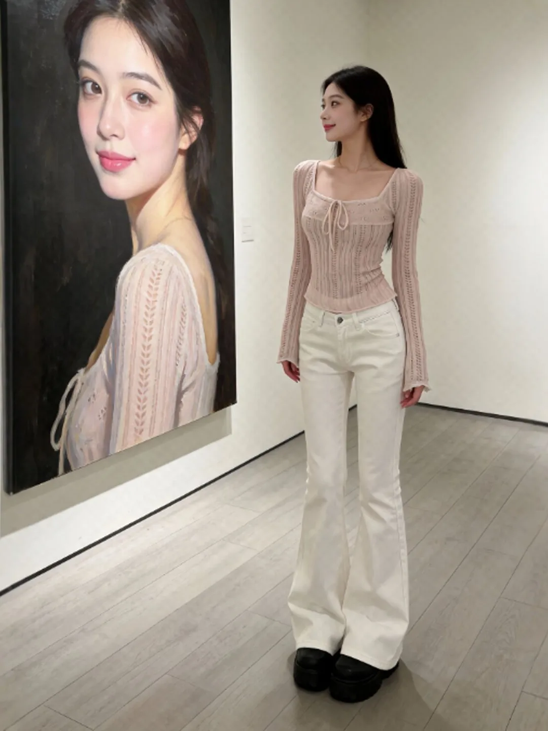 Slimming Effect Korean Style Knitted Sweater Long Sleeve Beautiful Soft Style Spring 2026 Women's Fashion Casual Wear
Slimming Effect Korean Style Knitted Sweater Long Sleeve Beautiful Soft Style Spring 2026 Women's Fashion Casual Wear