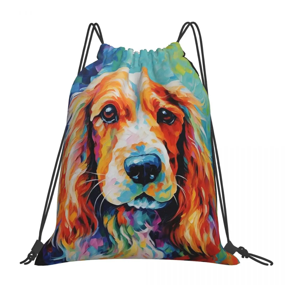 A Cocker Spaniel Portrait Backpacks Portable Drawstring Bags Drawstring Bundle Pocket Shoes Bag BookBag For Travel School
A Cocker Spaniel Portrait Backpacks Portable Drawstring Bags Drawstring Bundle Pocket Shoes Bag BookBag For Travel School