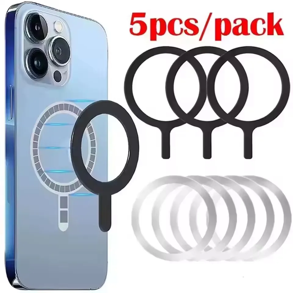 Stainless Steel Universal Magnetic Metal Plate Ring For Magsafe Wireless Charger Iron Sheet Sticker Magnet Car Phone Holder
Stainless Steel Universal Magnetic Metal Plate Ring For Magsafe Wireless Charger Iron Sheet Sticker Magnet Car Phone Holder