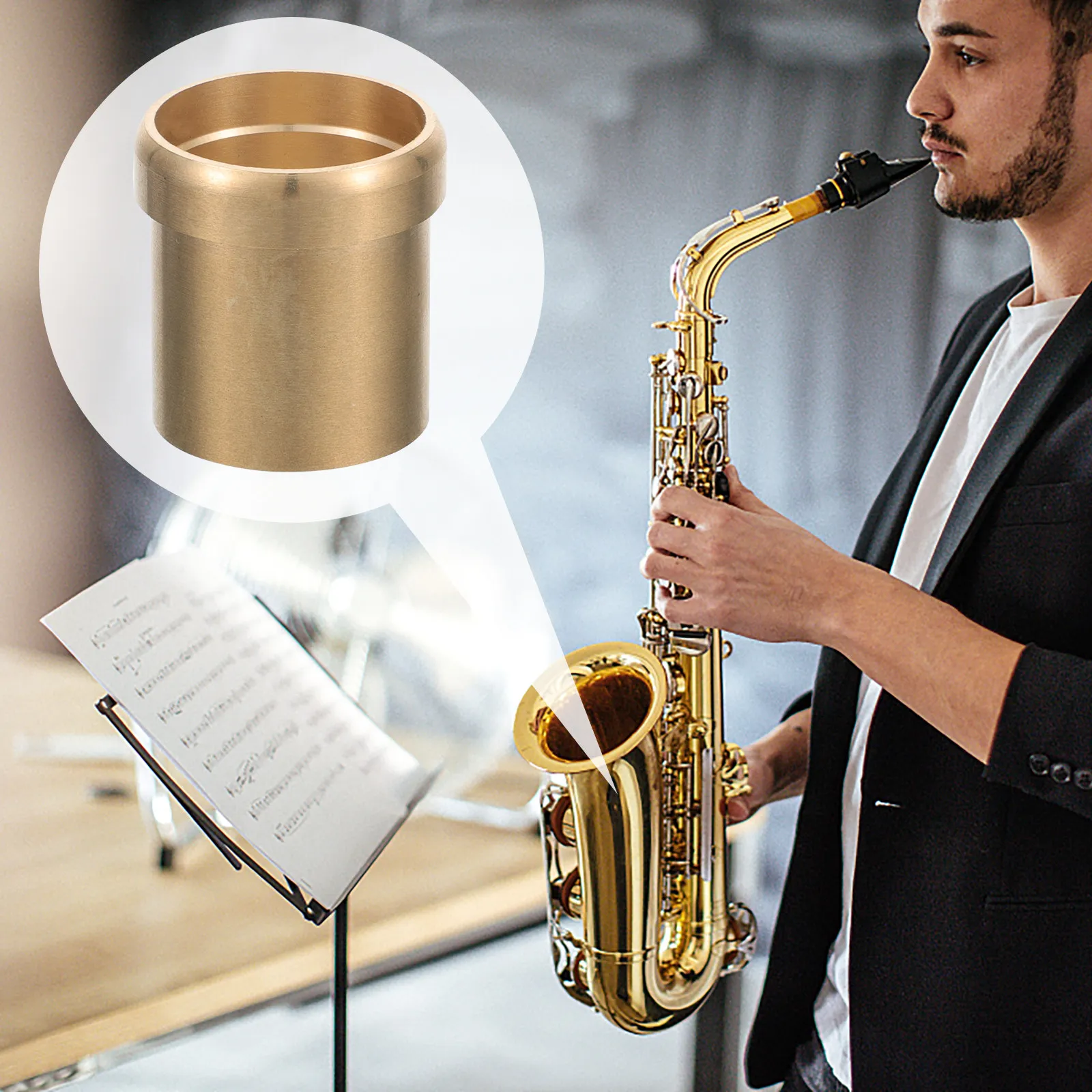 Медный изогнутый шейный кронштейн для саксофона (альт/тенор), сменная деталь, простая установка, стабильная работа, для духовых инструментов
Медный изогнутый шейный кронштейн для саксофона (альт/тенор), сменная деталь, простая установка, стабильная работа, для духовых инструментов