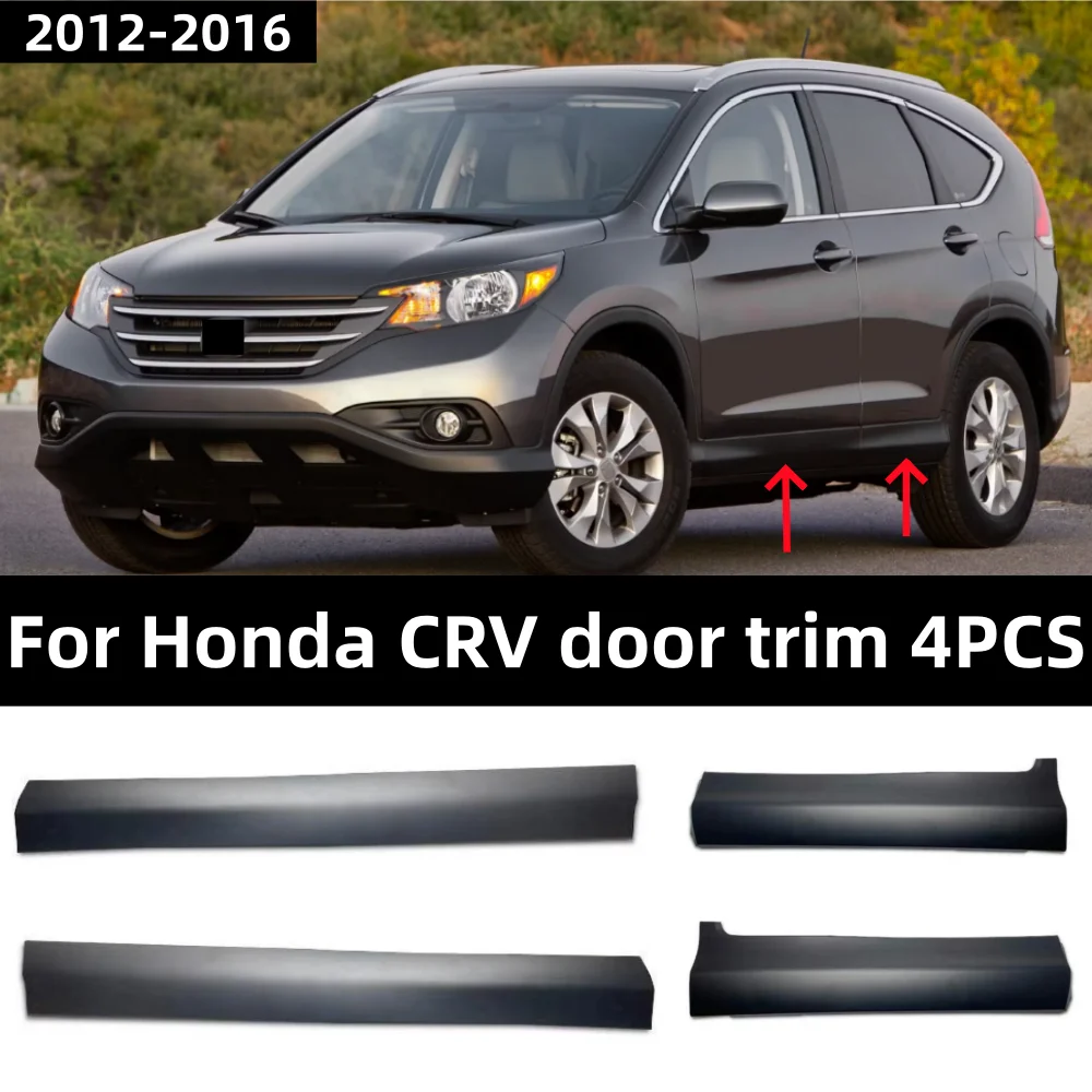 For Honda CRV 2012-2016 door lower guard 4PCS OE: 75332-T0A-A01 75312-T0A-A01 75312-T0A-A01 75333-T0A-A01 75313-T0A-A01
For Honda CRV 2012-2016 door lower guard 4PCS OE: 75332-T0A-A01 75312-T0A-A01 75312-T0A-A01 75333-T0A-A01 75313-T0A-A01