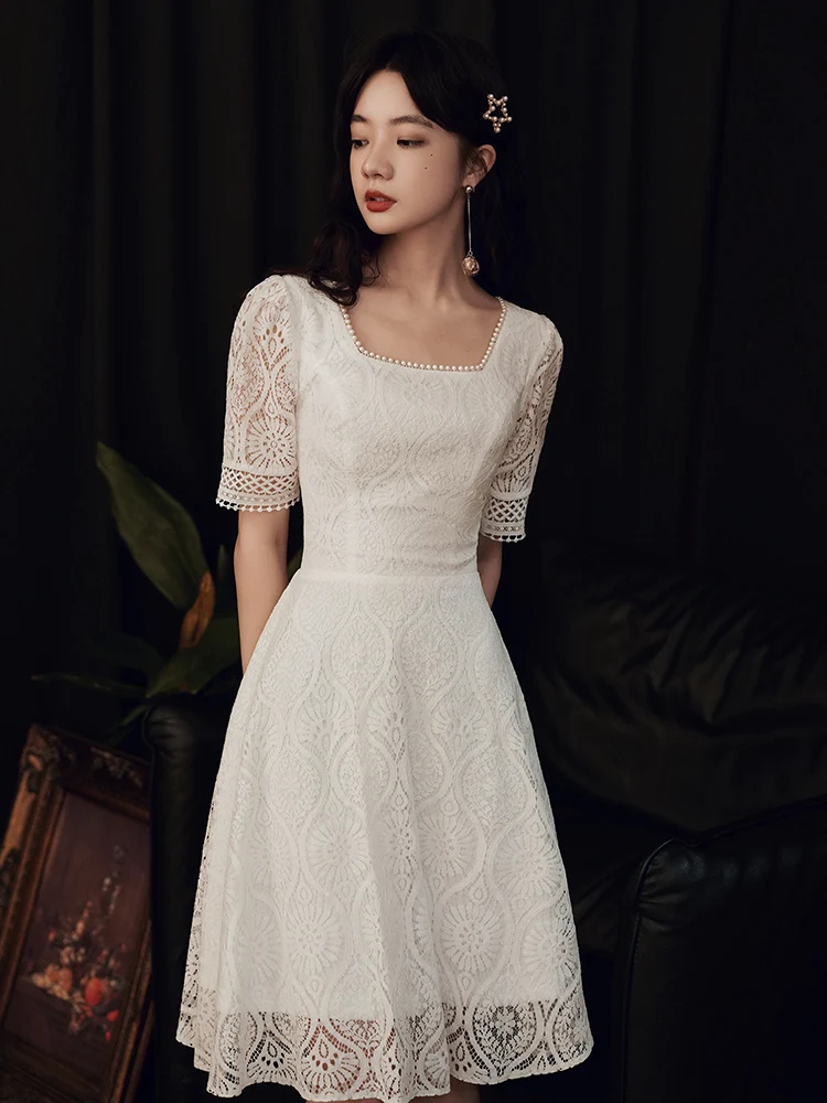 Faionable ort White Lace Dr Ele Slimming Sle Suitable for Daily Wear And Parties New 2026 Ele Lady's Dr
Faionable ort White Lace Dr Ele Slimming Sle Suitable for Daily Wear And Parties New 2026 Ele Lady's Dr