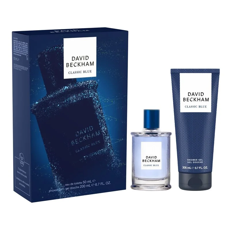 David Beckham - Classic Blue Eau de Toilette (50ml) and Shower Gel (200ml) Gift Set
David Beckham - Classic Blue Eau de Toilette (50ml) and Shower Gel (200ml) Gift Set