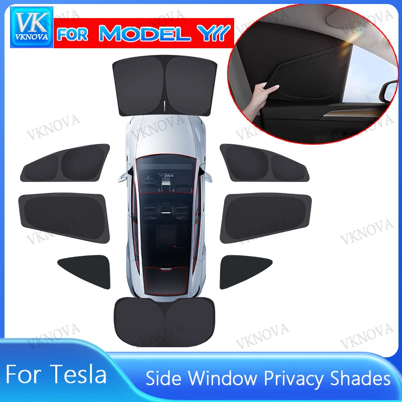 Upgrade Privacy Sunshade For Tesla New Model YL Launch2026 Front Side Window Sun Shades Windwhield Blind Shading Outdoor Camping
Upgrade Privacy Sunshade For Tesla New Model YL Launch2026 Front Side Window Sun Shades Windwhield Blind Shading Outdoor Camping