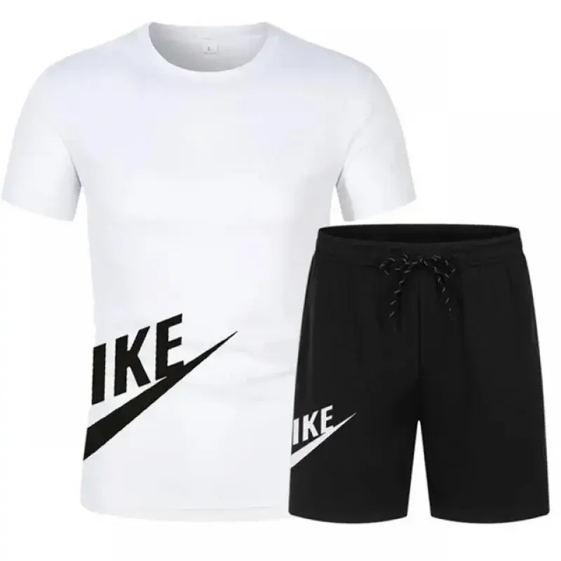 2025 Summer Men's Sportswear Set Running Printed Tops Casual T-shirt + Shorts Two-piece Jogging Breathable Quick-drying Clothing
2025 Summer Men's Sportswear Set Running Printed Tops Casual T-shirt + Shorts Two-piece Jogging Breathable Quick-drying Clothing