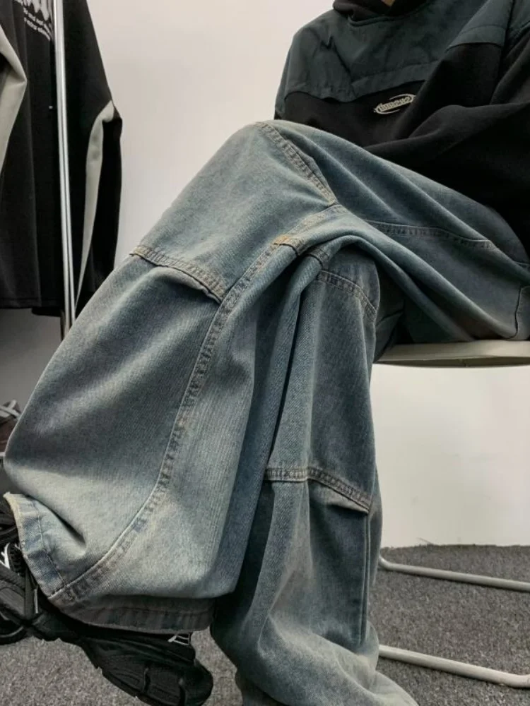 Waed Loose Straight Leg Men's Jeans Casual Long Trousers Autumn Thin American High Street Vibe Vintage Sle Teenager Faion
Waed Loose Straight Leg Men's Jeans Casual Long Trousers Autumn Thin American High Street Vibe Vintage Sle Teenager Faion